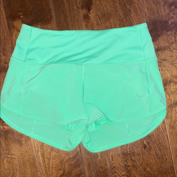 lululemon athletica Pants - Lululemon Athletica Green Athletic Shorts